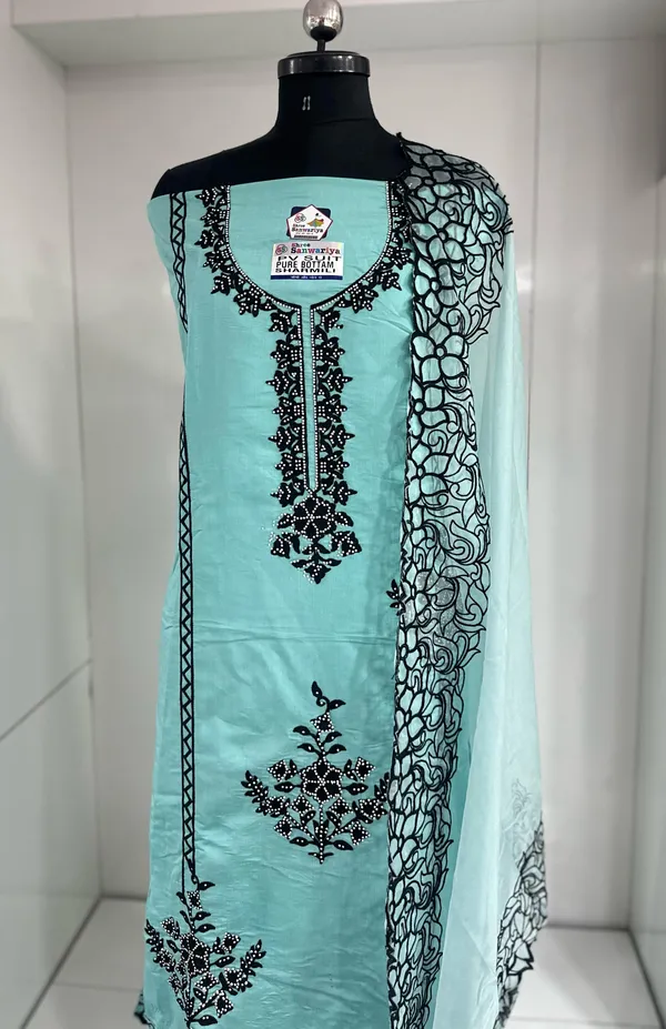 Blue_Party_Wear_Viscose_Embroidery_Unstitched_Suit_For_Women