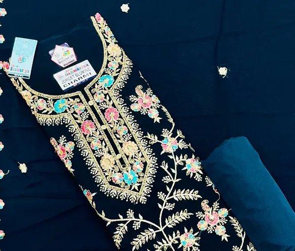 Green_Georgette_Party_Wear_Traditional_Embroidery_Unstitched_Suit_For_Women