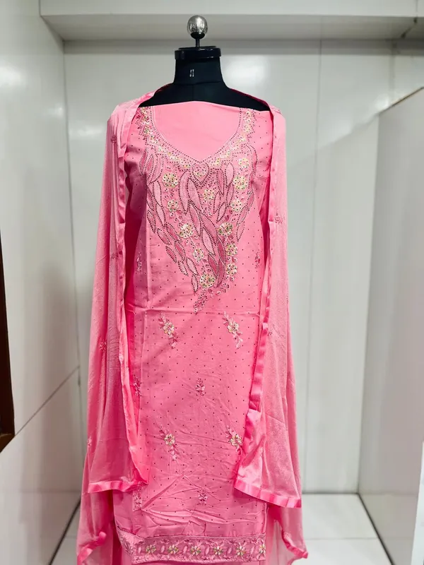 Peach_Cotton_Embroidery_Unstitched_Suit_For_Women