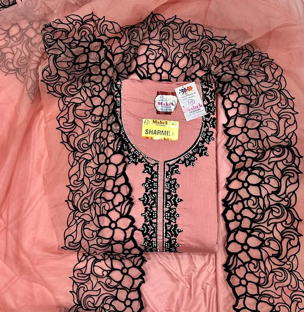 Peach_Party_Wear_Viscose_Embroidery_Unstitched_Suit_For_Women