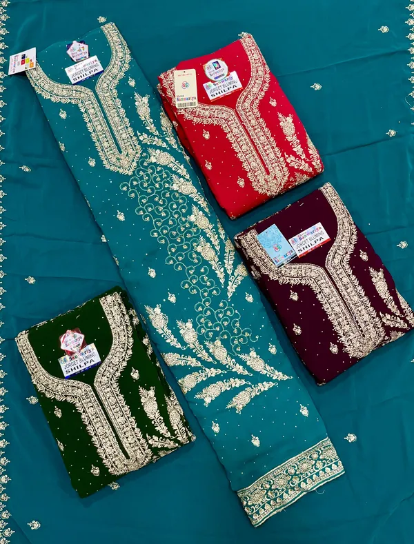 Blue_Georgette_Party_Wear_Traditional_Embroidery_Unstitched_Suit_For_Women