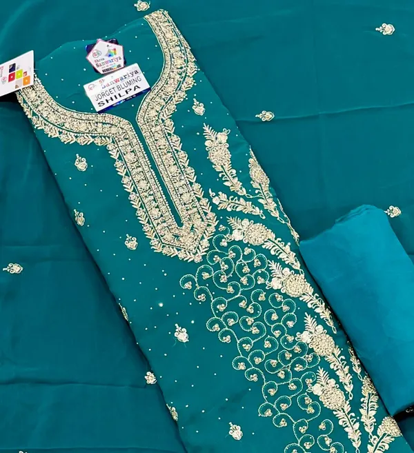 Blue_Georgette_Party_Wear_Traditional_Embroidery_Unstitched_Suit_For_Women
