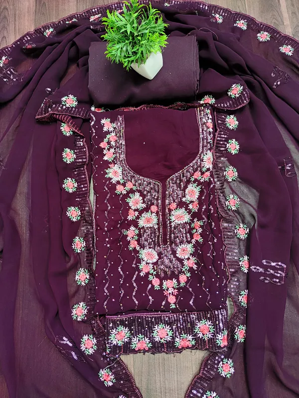 Purple_Georgette_Party_Wear_Traditional_Embroidery_Unstitched_Suit_For_Women