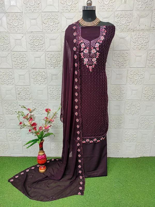 Purple_Georgette_Party_Wear_Traditional_Embroidery_Unstitched_Suit_For_Women