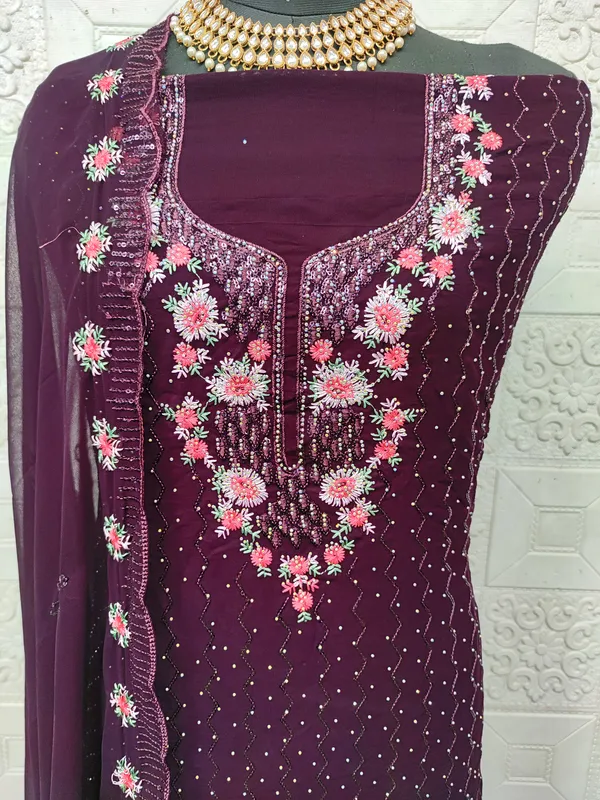 Purple_Georgette_Party_Wear_Traditional_Embroidery_Unstitched_Suit_For_Women