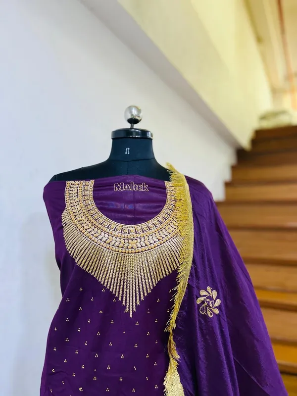 Purple_Cotton_Embroidery_Unstitched_Suit_For_Women