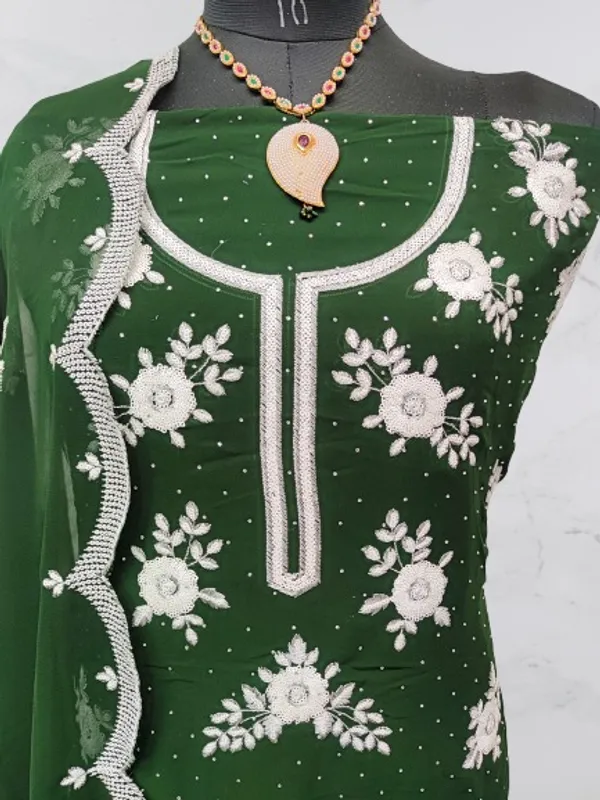 Green_Georgette_Party_Wear_Traditional_Embroidery_Unstitched_Suit_For_Women