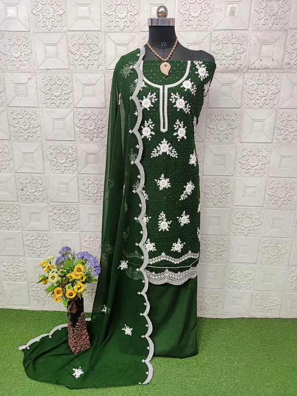 Green_Georgette_Party_Wear_Traditional_Embroidery_Unstitched_Suit_For_Women