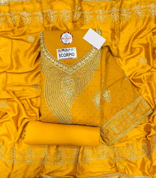 Mustard_Cotton_Embroidery_Unstitched_Suit_For_Women