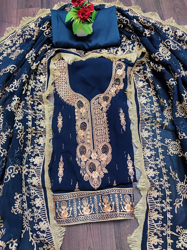 Blue_Georgette_Party_Wear_Traditional_Embroidery_Unstitched_Suit_For_Women