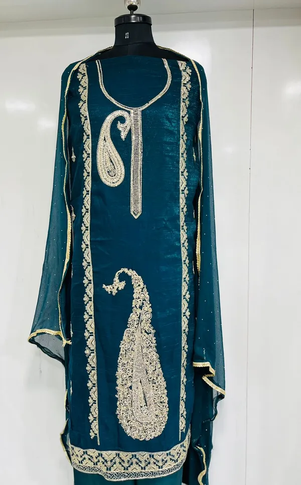 Blue_Georgette_Party_Wear_Traditional_Embroidery_Unstitched_Suit_For_Women