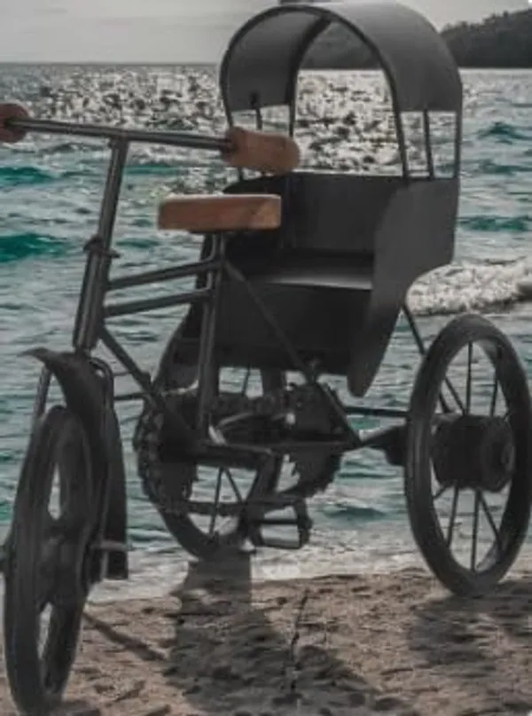 Black_Antique_Wood_And_Wrought_Iron_Mini_Rickshaw