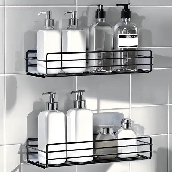 Brown_Multipurpose_Metal_Wall_Mounted_Self_Adhesive_Bathroom_Rack,_Kitchen_And_Office_Accessories