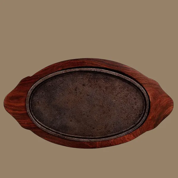 Brown_Iron_Sizzler_Plater_With_Wooden_Stand/Wooden_Ovel_Sizzling_Brownie_Plate/Serving_Platter/Hot_Sizzling_Plate_For_Kitchan_Brown_5_Inch_Sizzler_Plate_(1)