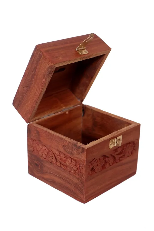 Multicolor_Wooden_Money/Piggy_Bank,_Money_Box,_Coin_Box_With_Carved_Design_For_Kids/Children._Without_Lock_(4.5_X_4_X_4_Inches)