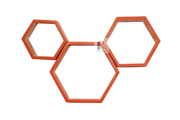 Pack_Of_3_Orange_Wooden_Floating_Wall_Shelves