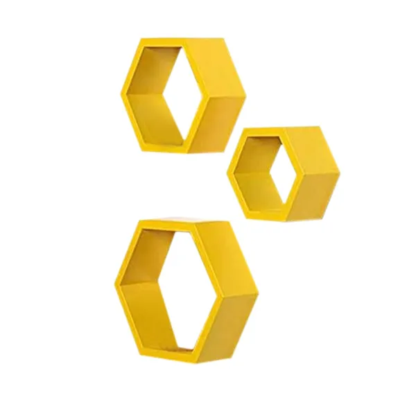 Pack_Of_3_Yellow_Wooden_Floating_Wall_Shelves