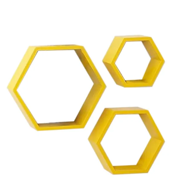 Pack_Of_3_Yellow_Wooden_Floating_Wall_Shelves