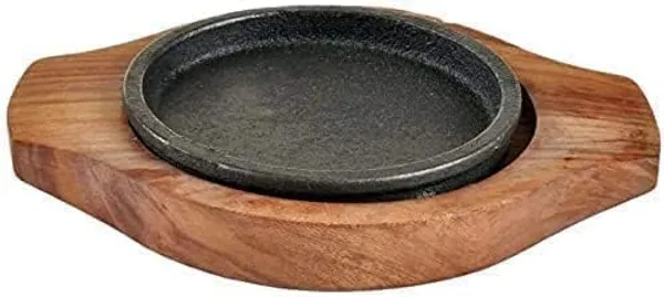 Brown_Iron_Sizzler_Plater_With_Wooden_Stand_|_Brownie_Sizzler_Plate_|_Wooden_Round_Sizzling_Brownie_Plate_|_Serving_Platter_|_Hot_Sizzling_Plate_|_5_Inch_Sizzler_Plate