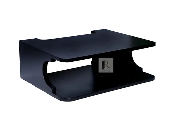Black_Setup_Box_Stand/Set_Top_Box_Stand_Wall_Mount_For_Home_Wall_Shelf_For_Holding_Speakers_Wifi_Router_Game_Console_Remote_Streaming_Device