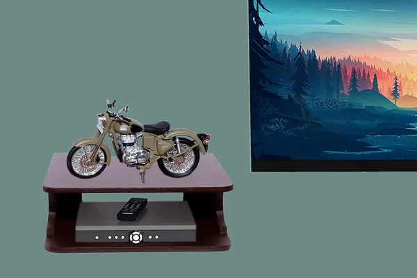 Brown_Setup_Box_Stand/Set_Top_Box_Stand_Wall_Mount_For_Home_Wall_Shelf_For_Holding_Speakers_Wifi_Router_Game_Console_Remote_Streaming_Device