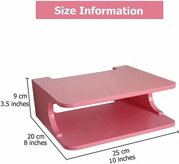 Pink_Setup_Box_Stand/Set_Top_Box_Stand_Wall_Mount_For_Home_Wall_Shelf_For_Holding_Speakers_Wifi_Router_Game_Console_Remote_Streaming_Device