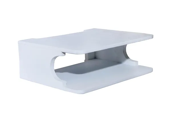 White_Setup_Box_Stand/Set_Top_Box_Stand_Wall_Mount_For_Home_Wall_Shelf_For_Holding_Speakers_Wifi_Router_Game_Console_Remote_Streaming_Device