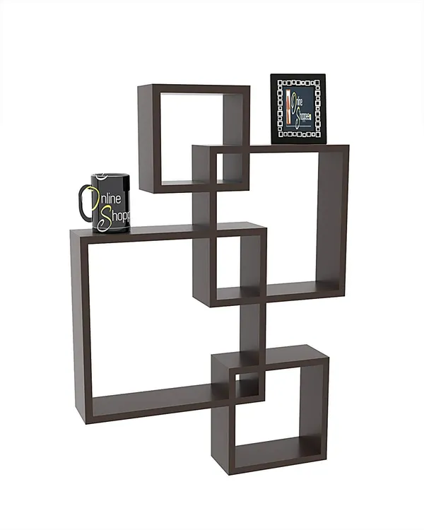Black_Transform_Your_Space_With_Our_Stylish_Squares_Wooden_Floating_Wall_Shelves_Interweave_Wall_Mounted_Floating_Shelves_For_Living_Room_Bedroompack_Of_4_(Black)