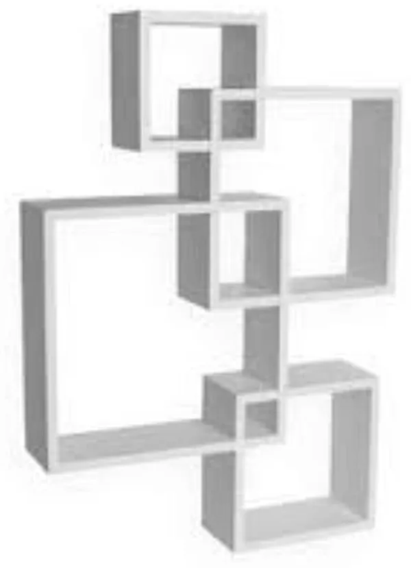 Pack_Of_4_White_Wooden_Floating_Wall_Shelves
