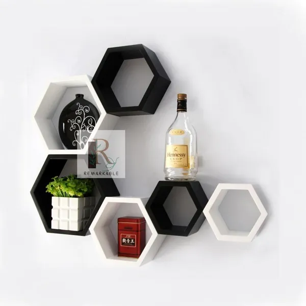 Pack_Of_6_Black_&_White_Wooden_Floating_Wall_Shelves