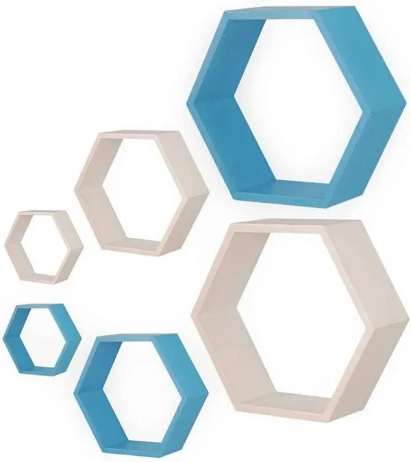 Pack_Of_6_White_&_Sky_Blue_Wooden_Floating_Wall_Shelves