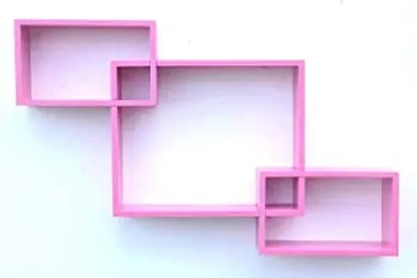 Pack_Of_3_Pink_Wooden_Floating_Wall_Shelves