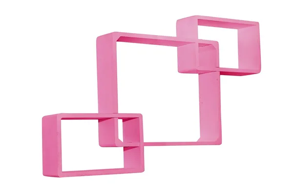 Pack_Of_3_Pink_Wooden_Floating_Wall_Shelves