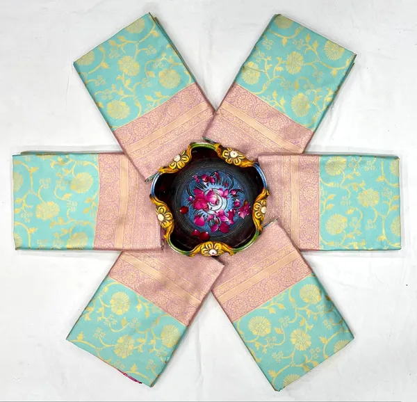 Blue_Pink_Self_Design_Banarasi_Jacquard_Soft_Lichi_Silk_Saree_With_Unstitching_Blouse_Piece_For_Women