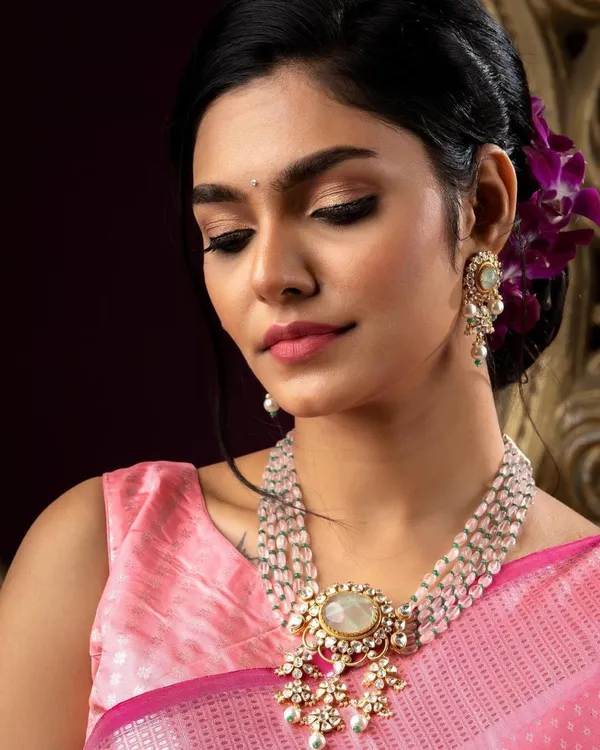 Pink_Woven_Banarasi_Pure_Silk_Saree_With_Unstitching_Blouse_Piece_For_Women