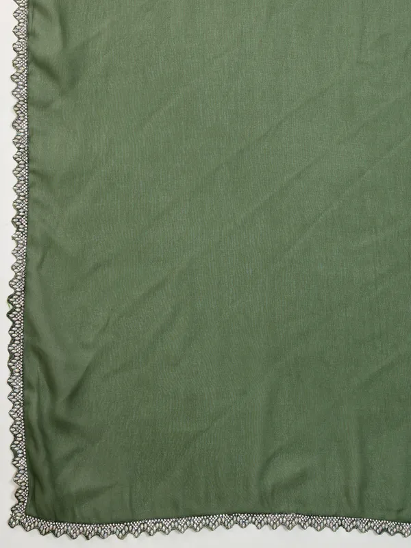 Sage_Green_Matt_Georgette_Saree_With_Ceramic-Inspired_Lace_Detailing_For_Women