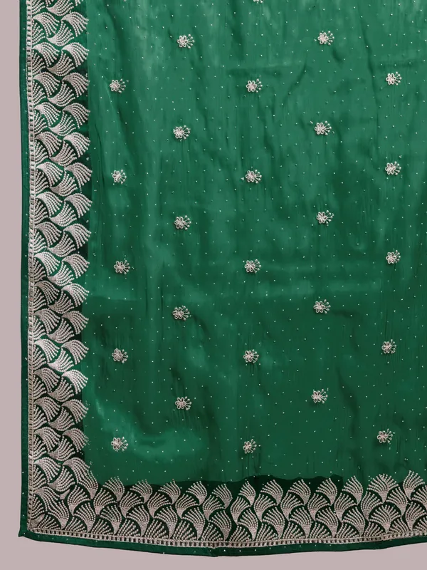 Emerald_Green_Blooming_Burberry_Embroidered_Partywear_Saree