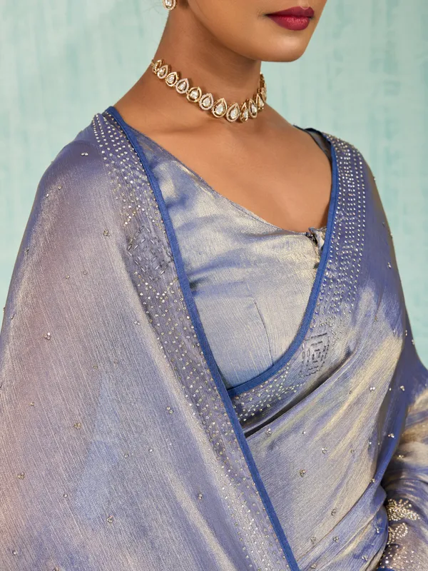 Lavender_Luxe_–_Velvet_Chiffon_Saree_With_Zarkan_&_Cutdana_Embellishment_For_Women