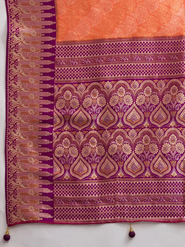 Orange_&_Pink_Kanjivaram_Silk_Saree