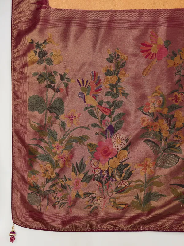 Maroon_&_Rich_Mustard_Gold_Kanjivaram_Soft_Silk_Saree