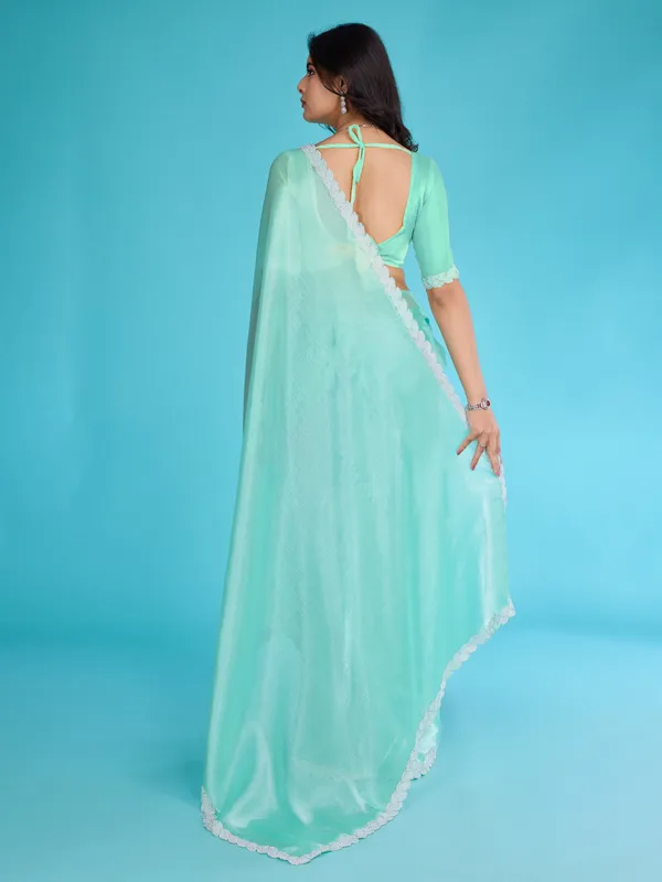 Ocean_Green_Tissue_Burberry_Saree_with_White_Lace_Border