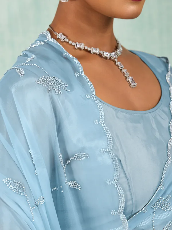 Sky_Blue_Crystal_Viscose_Saree_With_Floral_Zarkan_Embroidery_&_Cutwork_Border_For_Women