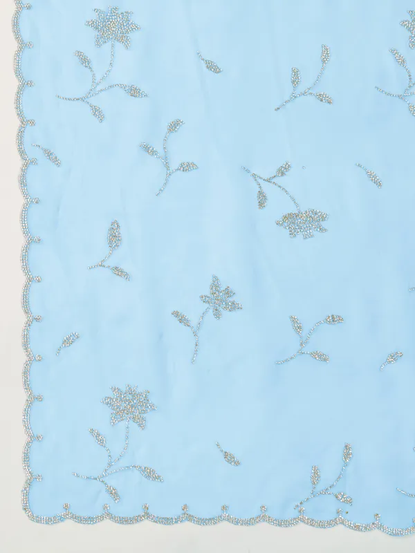 Sky_Blue_Crystal_Viscose_Saree_With_Floral_Zarkan_Embroidery_&_Cutwork_Border_For_Women
