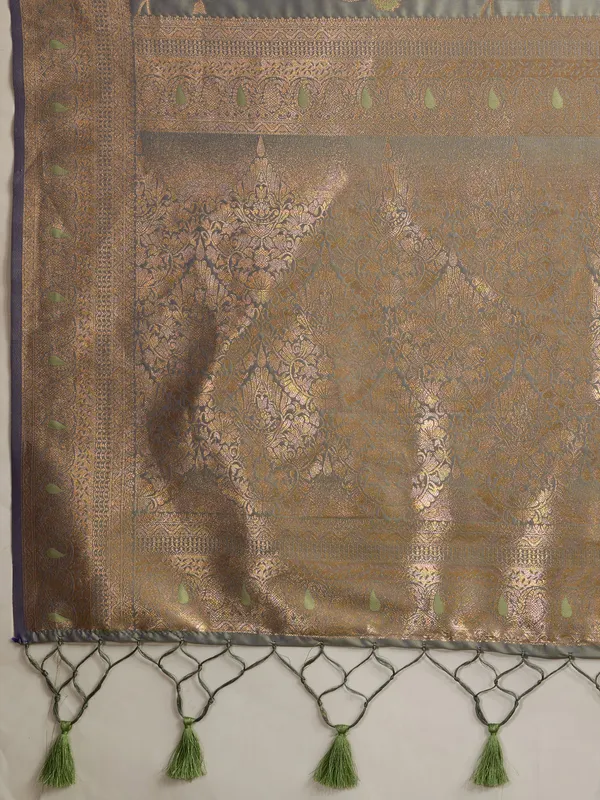 Lavender_Grey_Banarasi_Silk_Saree_with_Silver_Zari_Floral_Weave