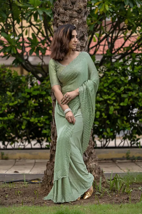 Elegant_Sage_Green_Pure_Satin_Chiffon_Handwork_With_Designer_Blouse_&_Stone_Embellishments_Saree_For_Women