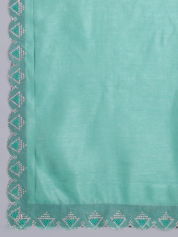 Green_Glossy_Khadi_Shimmer_With_Diamond_Zarkan_&_Pearl_Handwork_Saree_For_Women