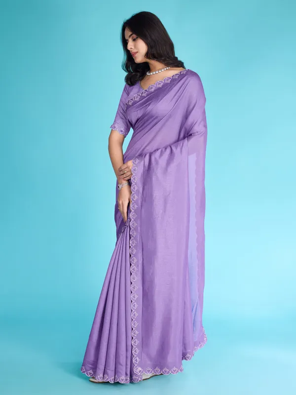 Glossy_Lavender_Khadi_Shimmer_With_Diamond_Zarkan_&_Pearl_Handwork_Saree.