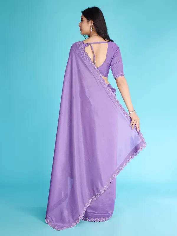 Glossy_Lavender_Khadi_Shimmer_With_Diamond_Zarkan_&_Pearl_Handwork_Saree.