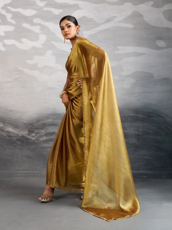 Rich_Metallic_Golden_Burberry_Chiffon_Saree_With_Beads_&_Cutdana_Lace_Work_For_Women