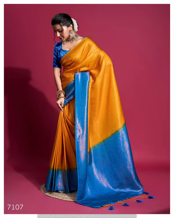Mustard_Yellow_&_Royal_Blue_Soft_Zari_Woven_Silk_Saree